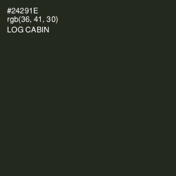 #24291E - Log Cabin Color Image